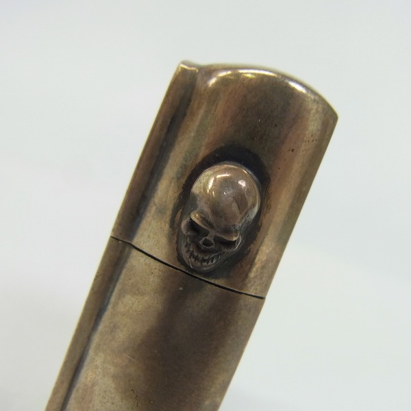 実際に弊社で買取させて頂いたSTANLEY GUESS/スタンリーゲス ラージウッドインレイドZIPPO スカルヒンジの画像 4枚目