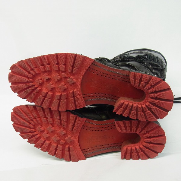 実際に弊社で買取させて頂いたHIROMU TAKAHARA/ヒロムタカハラ フリンジロングブーツ ブラック/41の画像 2枚目