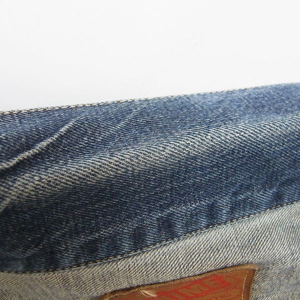 実際に弊社で買取させて頂いたDENIME/ドゥニーム インディゴ デニムジャケット XLの画像 4枚目