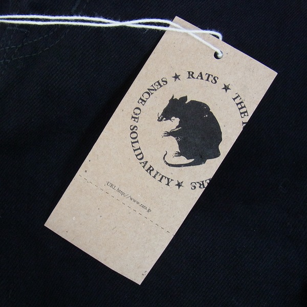 実際に弊社で買取させて頂いたRats/ラッツ 17AW ナロー6ポケット ブラックデニム カーゴパンツ  17’RD-0810/Mの画像 7枚目