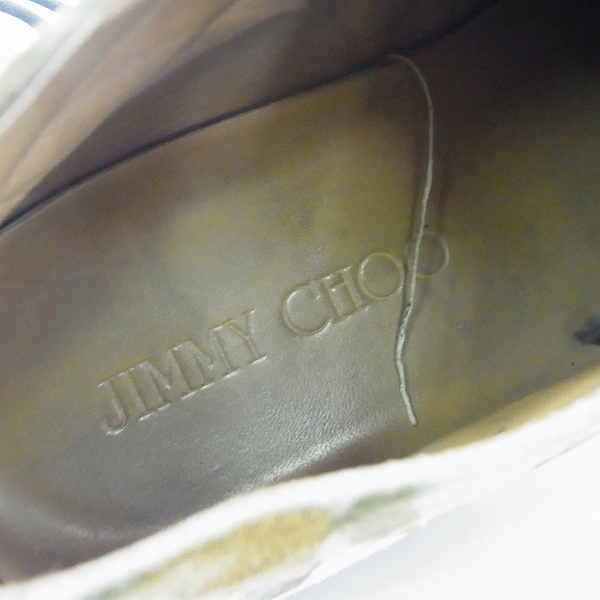実際に弊社で買取させて頂いたJIMMY CHOO/ジミーチュウ チャッカスウェードブーツ/スエード/42の画像 6枚目