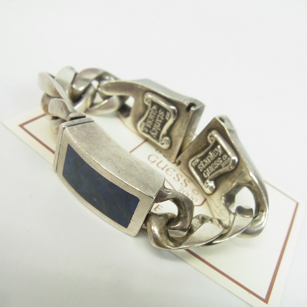 実際に弊社で買取させて頂いた【ギャラ付き】STANLEY GUESS/スタンリーゲス ウッド クラシックチェーン ウォッチブレス 