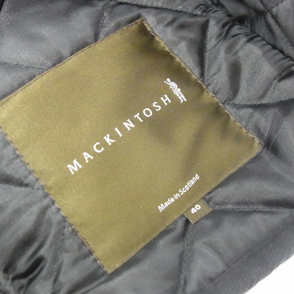 実際に弊社で買取させて頂いたMACKINTOSH/マッキントッシュ ワトソン キルティングジャケット/40の画像 3枚目
