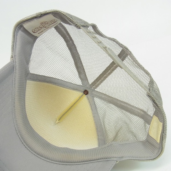 実際に弊社で買取させて頂いたCOREFIGHTER/コアファイター ロゴプリント メッシュキャップ/帽子 グレーの画像 4枚目