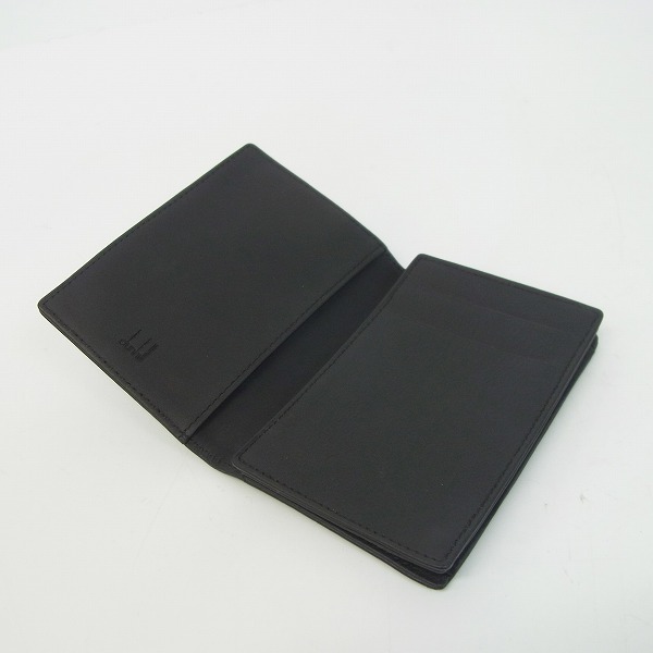 実際に弊社で買取させて頂いたdunhill/ダンヒル レザー カードケース/名刺入れ ブラックの画像 3枚目