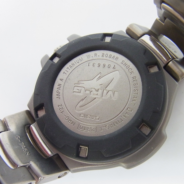 実際に弊社で買取させて頂いたG-SHOCK/G-ショック MR-G フルメタルウォッチ MRG-122-1B【動作未確認】の画像 3枚目