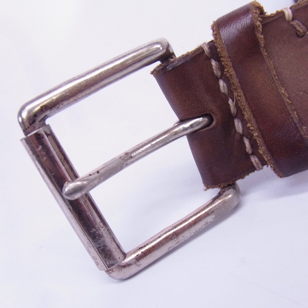 実際に弊社で買取させて頂いたMIHARAYASUHIRO/ミハラヤスヒロ レザーベルトの画像 1枚目