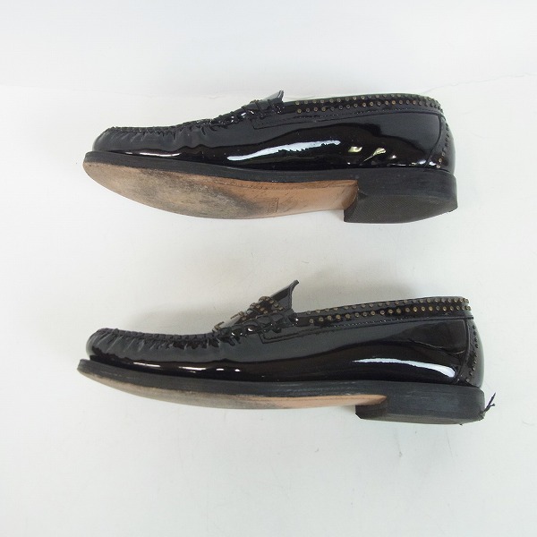 実際に弊社で買取させて頂いたCAMINANDO/カミナンド×ナノユニバース 14AW Studs Penny Loafer/スタッズローファー 14167/9の画像 3枚目