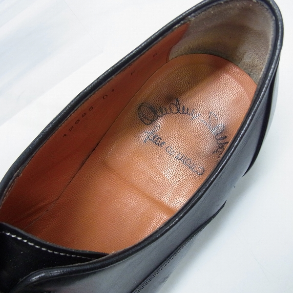 実際に弊社で買取させて頂いたSantoni/サントーニ CLASSICLINE/クラシックライン 変形キャップ レザーシューズ 12985/8の画像 4枚目