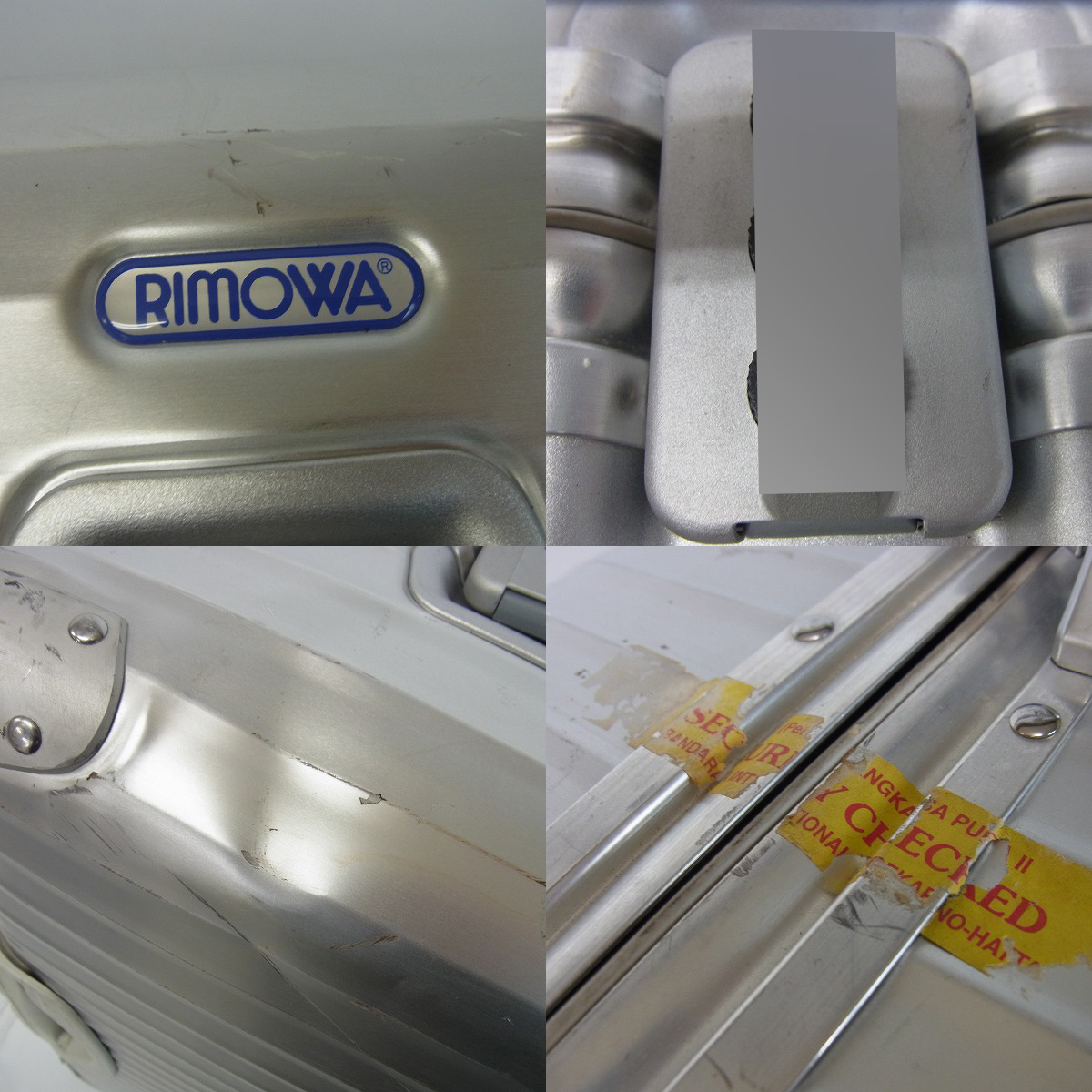 実際に弊社で買取させて頂いたRIMOWA/リモワ トパーズ 98L 4輪 マルチホイール 932.77の画像 5枚目