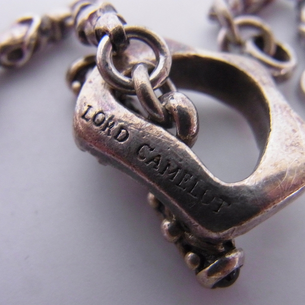 実際に弊社で買取させて頂いたLord Camelot/ロードキャメロット ガーネット付 ペンダントチェーン の画像 4枚目