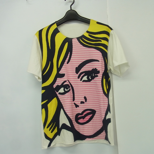 実際に弊社で買取させて頂いたlucien pellat-finet/ルシアンペラフィネ ガールプリント スカル総柄 カットソー/Tシャツ M