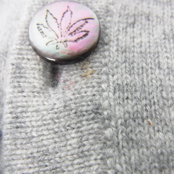 実際に弊社で買取させて頂いたlucien pellat-finet/ルシアンペラフィネ カシミヤ カーディガン/Lの画像 5枚目