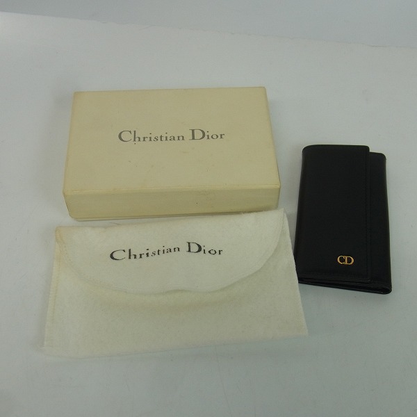 実際に弊社で買取させて頂いたChristian Dior/クリスチャン・ディオール 6連レザーキーケースの画像 8枚目