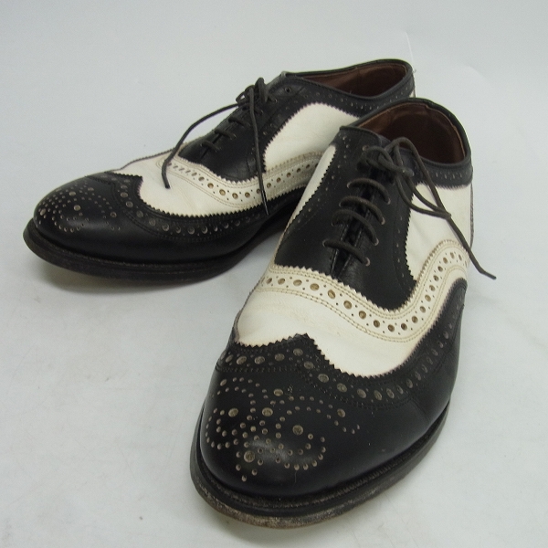 実際に弊社で買取させて頂いたAllen Edmonds/アレンエドモンズ ウィングチップ バイカラーシューズ/7D