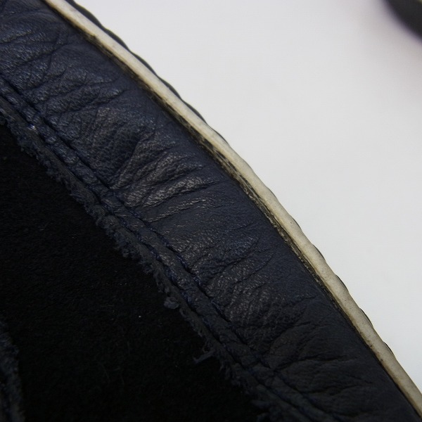 実際に弊社で買取させて頂いた【観賞用】JIMMY CHOO/ジミーチュウ ハイカットレースアップレザースニーカー/42の画像 8枚目