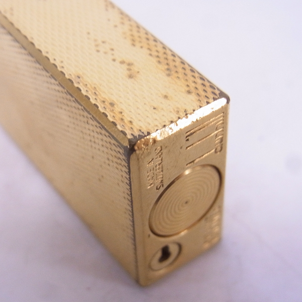 実際に弊社で買取させて頂いたdunhill/ダンヒル サイドローラーガスライター ゴールドの画像 4枚目