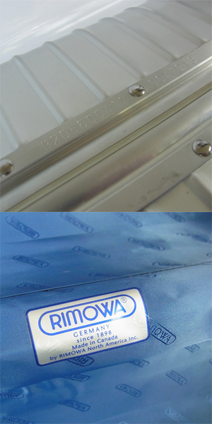 実際に弊社で買取させて頂いたRIMOWA/リモワ TOPAS/トパーズ キャリーケース 4輪マルチホイール 920.56/45L の画像 9枚目