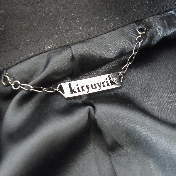 実際に弊社で買取させて頂いたkiryuyrik/キリュウキリュウ ナポレオン ジャケット KI-HJ21-151/Sの画像 2枚目