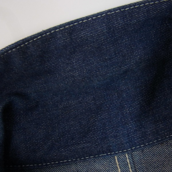 実際に弊社で買取させて頂いたBLUE BLUE/ブルーブルー ペイント加工 デニムジャケット/3の画像 5枚目