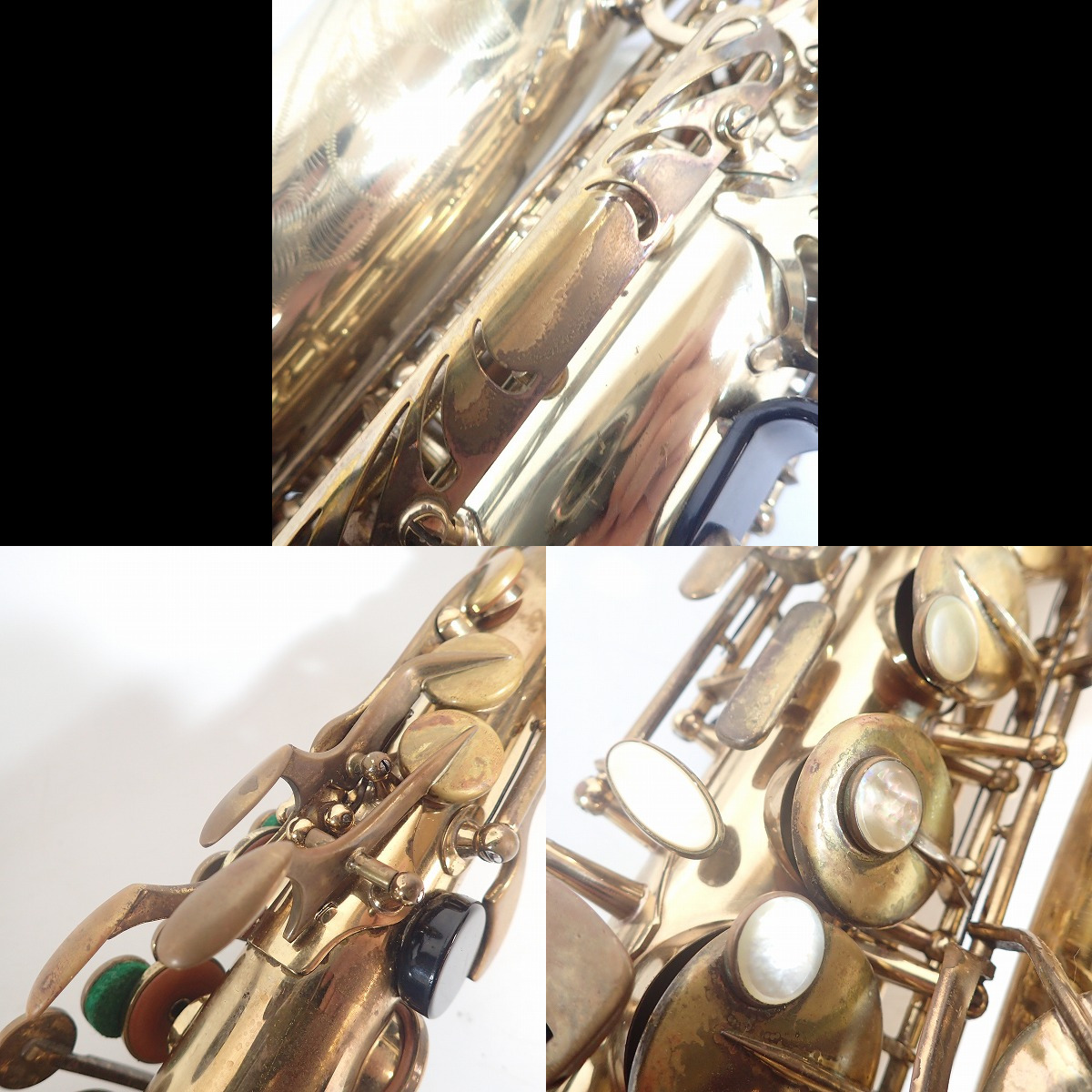 実際に弊社で買取させて頂いた★SELMER/セルマー SA80 アルトサックス スーパーアクション 彫刻あり の画像 8枚目