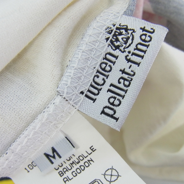 実際に弊社で買取させて頂いたlucien pellat-finet/ルシアンペラフィネ ガールプリント スカル総柄 カットソー/Tシャツ Mの画像 2枚目