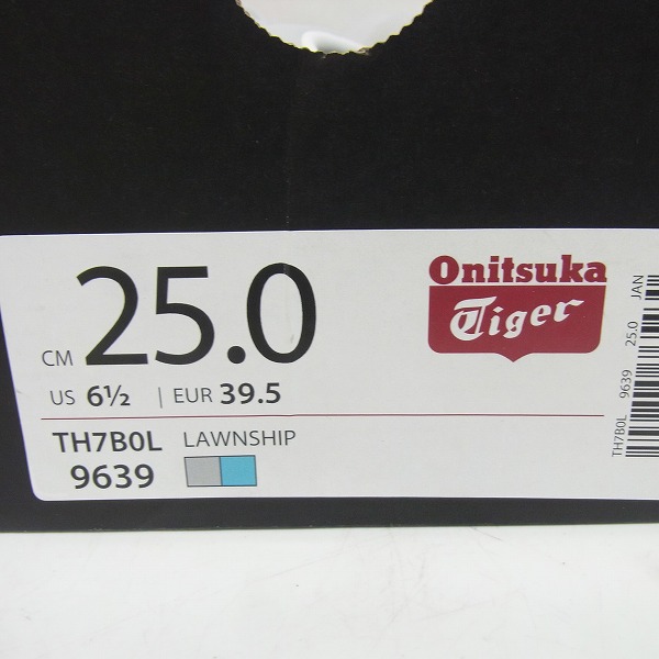 実際に弊社で買取させて頂いたOnitsuka Tiger/オニツカタイガー LAWNSHIP  スニーカー TH7B0L/25.0の画像 8枚目