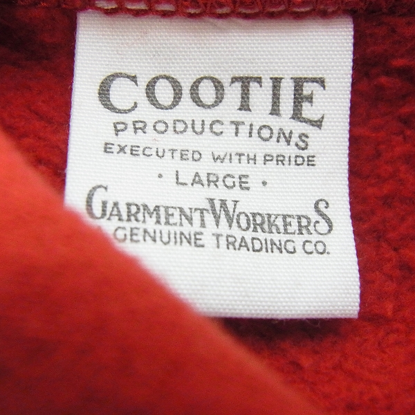 実際に弊社で買取させて頂いたCOOTIE /クーティー Print Pullover Parka ENJOY COOTIE/プリント プルオーバー パーカー CTE-16A323/Lの画像 2枚目