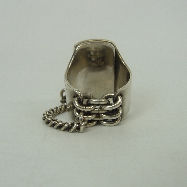 実際に弊社で買取させて頂いたアンドゥムルメステール  Locking アーマーリング チェーン 10号の画像 3枚目