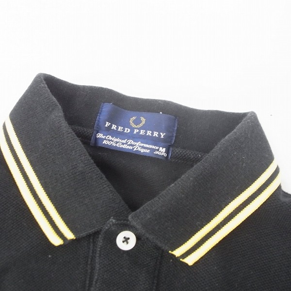 実際に弊社で買取させて頂いたFRED PERRY/フレッド ペリー 半袖ポロシャツ ロゴ入り/Mの画像 5枚目