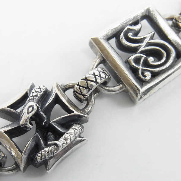 実際に弊社で買取させて頂いたDEALDESIGN/ディールデザイン SNAKED LOWS/スネイキッドロウズ ブレスレット sn-001の画像 5枚目