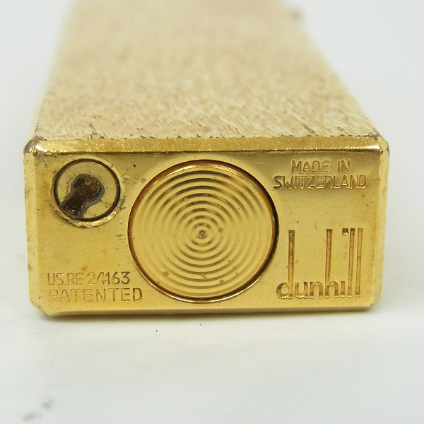 実際に弊社で買取させて頂いたDunhill/ダンヒル ROLLA GAS/ローラ ガス ライター ハンマートーン USRE24163の画像 5枚目