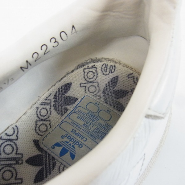 実際に弊社で買取させて頂いたadidas/アディダス×EDIFICE ORIGINALS SS 80S & CP 80S WHITE/M22304/28の画像 4枚目