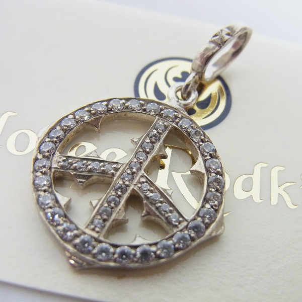 実際に弊社で買取させて頂いた【ギャラ付き】Loree Rodkin/ローリーロドキン SMALL PEACE SING PENDANT/ピースペンダント