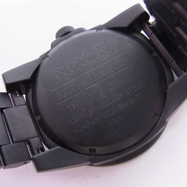 実際に弊社で買取させて頂いたNIXON/ニクソン CORPORAL SS 腕時計 A346-1062【動作未確認】の画像 3枚目