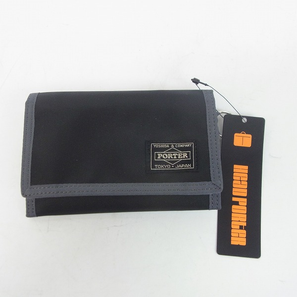 実際に弊社で買取させて頂いた【未使用】HEAD PORTER/ヘッドポーター 三つ折り財布/ウォレット/小銭入れ有り