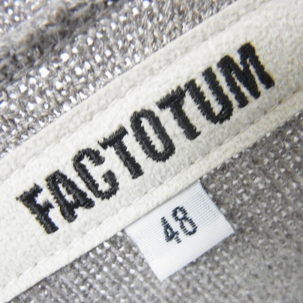 実際に弊社で買取させて頂いたFACTOTUM/ファクトタム リネン混 ロングカーディガン 0175410/48の画像 2枚目