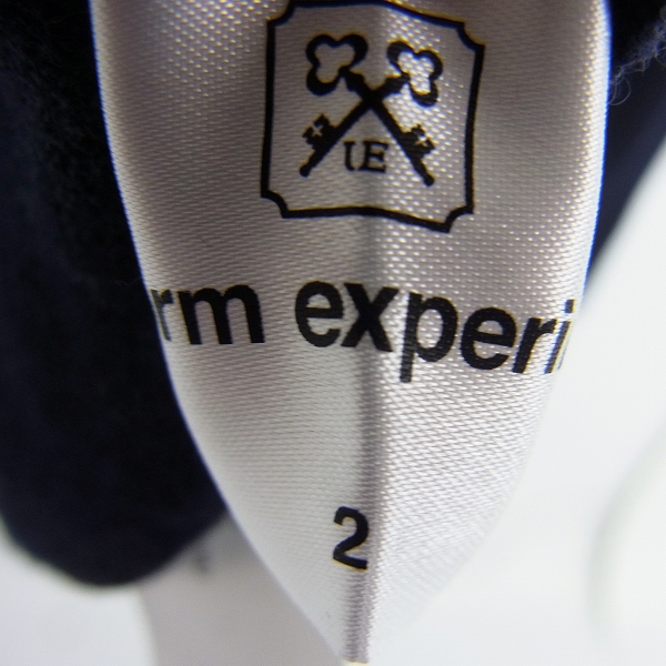 実際に弊社で買取させて頂いたuniform experiment/ユニフォームエクスペリメント NUMBERING STAR PANEL BORDER CREW NECK KNIT/2の画像 2枚目