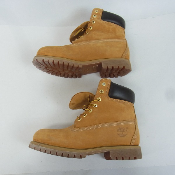 実際に弊社で買取させて頂いたTimberland/ティンバーランド プレミアムブーツ ウィートヌバック 10061/7.5の画像 3枚目