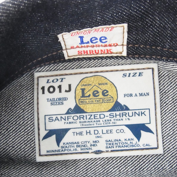 実際に弊社で買取させて頂いたLEE×SOPHNET./リー×ソフネット デニムジャケット SOPH-170050/Lの画像 2枚目