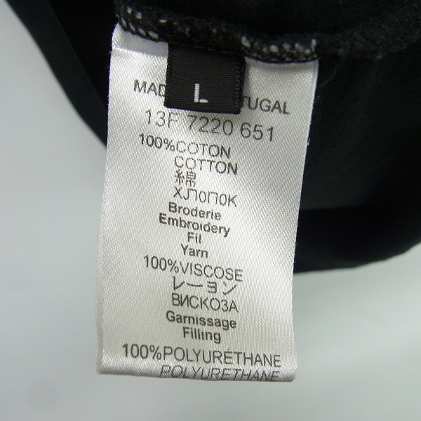 実際に弊社で買取させて頂いたGIVENCHY/ジバンシー スター 星柄 ワッペン 半袖 Tシャツ Lの画像 3枚目