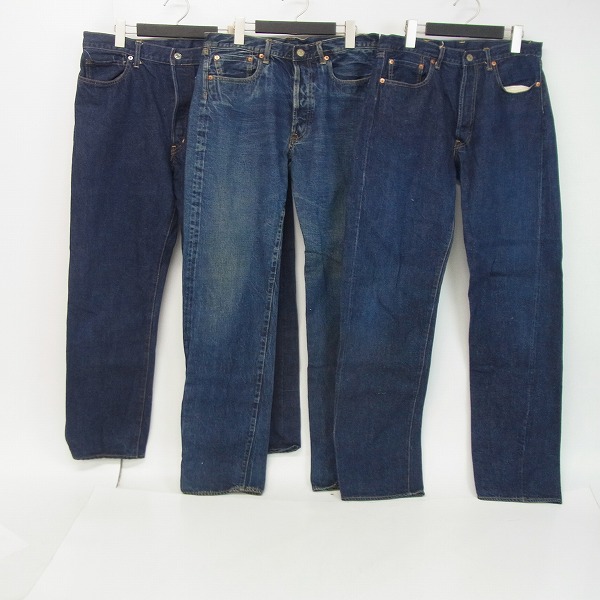 実際に弊社で買取させて頂いたハリウッドランチマーケット/ブルーブルー デニムパンツ/オーバーオール 6点セットの画像 1枚目