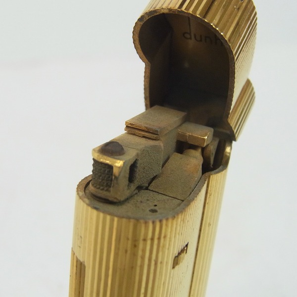 実際に弊社で買取させて頂いたdunhill/ダンヒル サイドローラーガスライター ゴールドの画像 3枚目