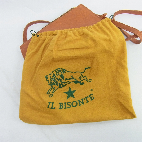 実際に弊社で買取させて頂いたIL BISONTE/イルビゾンテ レザー ミニショルダーバッグ の画像 5枚目