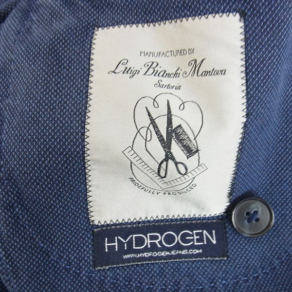 実際に弊社で買取させて頂いたHYDROGEN/ハイドロゲン×ルイジビアンキ コラボジャケット スカルボタン 44の画像 2枚目