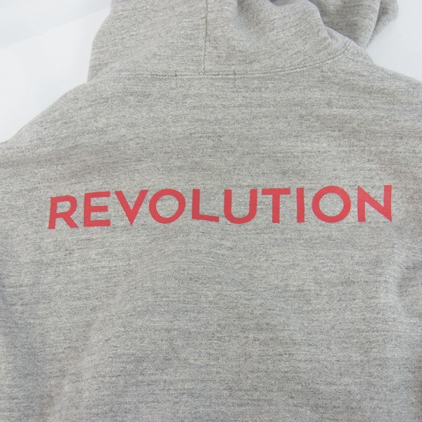 実際に弊社で買取させて頂いたCOOTIE PRODUCTIONS GLORY BOUND/クーティー Print Pullover Parka/ペイント プルオーバー パーカー REVOLUTION CTE-17S328/XLの画像 5枚目