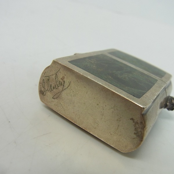 実際に弊社で買取させて頂いたSTANLEY GUESS/スタンリーゲス ラージウッドインレイドZIPPO スカルヒンジの画像 2枚目