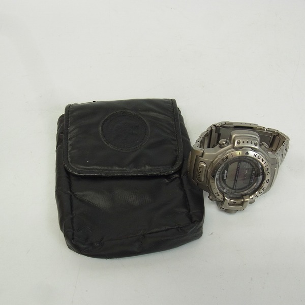 実際に弊社で買取させて頂いたPRO TREK/プロトレック HUNTING WORLD/ハンティングワールド PRT-4000HWJ【動作未確認】の画像 6枚目