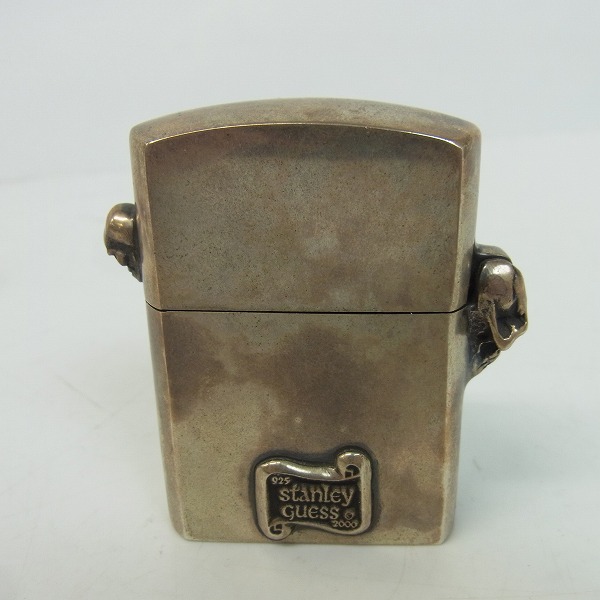 実際に弊社で買取させて頂いたSTANLEY GUESS/スタンリーゲス ラージウッドインレイドZIPPO スカルヒンジの画像 1枚目