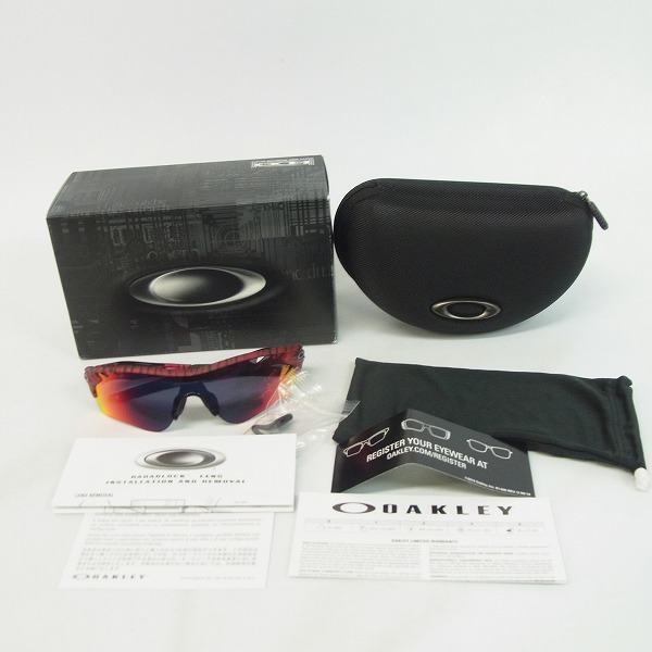 実際に弊社で買取させて頂いたOAKLEY/オークリー RADARLOCK PATH/レーダーロックパス アーバンジャングルレッド 9206-35の画像 5枚目